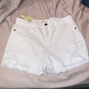 Southern Stitch white shorts large